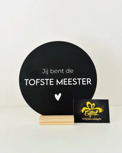 Jij bent de tofste meester